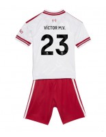 Liverpool Victor Munoz #23 Venkovní dres pro děti 2026-27 Krátký Rukáv (+ trenýrky)